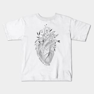 Lonely Hearts (black and white) Kids T-Shirt